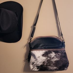 Myra Bag hide and leather purse